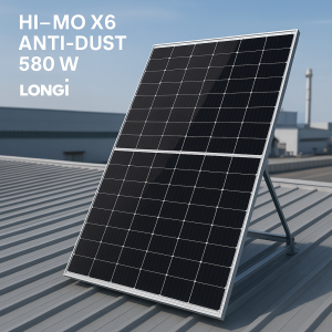Módulo Solar HI-MO X6 ANTI-POLVO, 580 W, 52.06 Vcc, Monocristalino HPBC